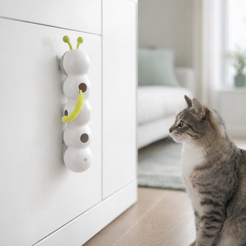 Interactive Caterpillar Cat Toy