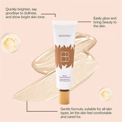 💜💜✨LAST DAY SALE BUY 1  GET 1 FREE!!💜✨BB Blur SPF 30+ Tinted Moisturizer + Brush — Instant Glow, Hydration & Pore-Blur Finish 💜