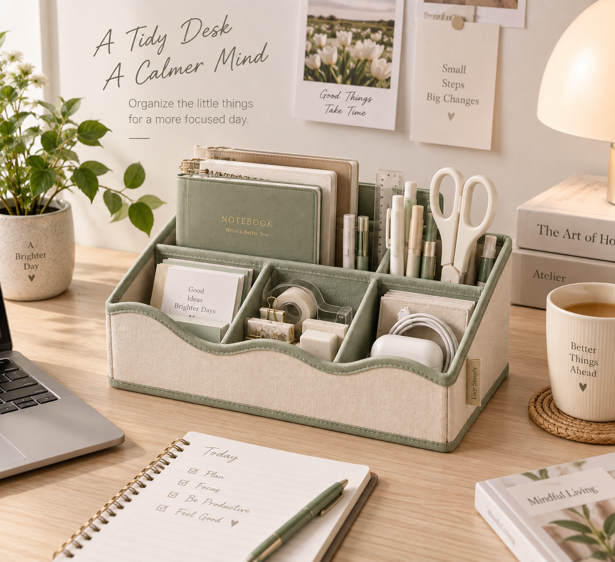 Foldable Fabric Desktop Organizer