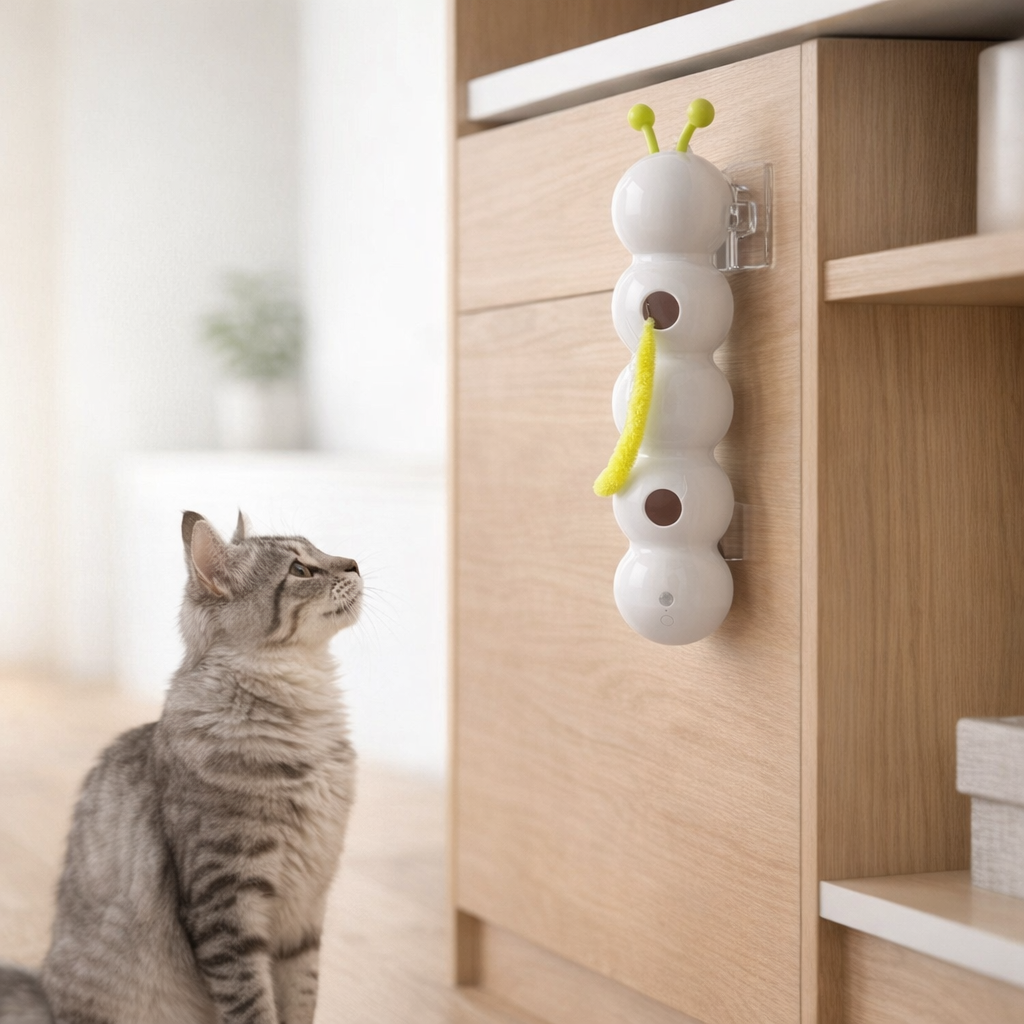 Interactive Caterpillar Cat Toy