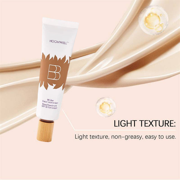 💜💜✨LAST DAY SALE BUY 1  GET 1 FREE!!💜✨BB Blur SPF 30+ Tinted Moisturizer + Brush — Instant Glow, Hydration & Pore-Blur Finish 💜