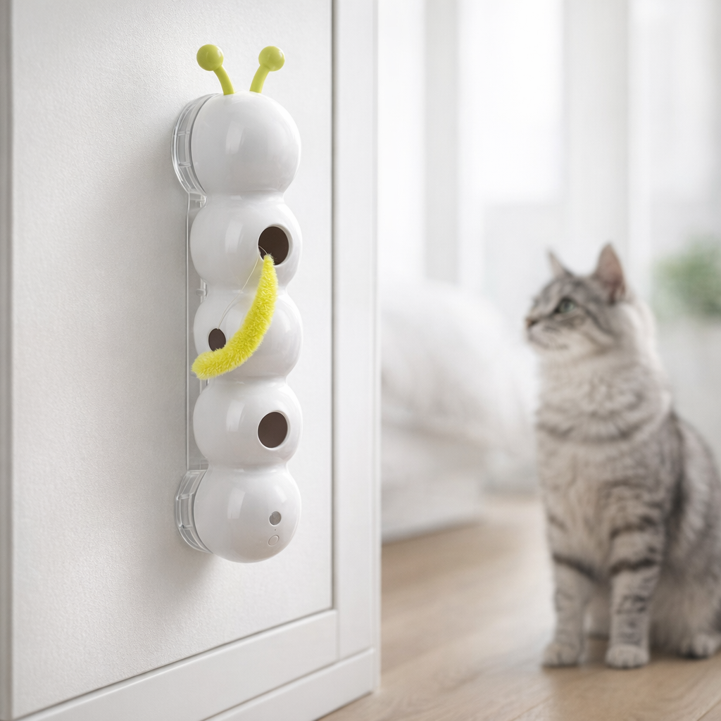 Interactive Caterpillar Cat Toy