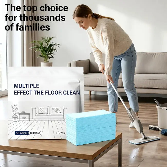 🧼IEY® 100 Piece Floor Cleaning Tablets Multi-Surface Antibacterial Cleaner for Hardwood, Tile & Laminate