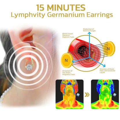(🔥LAST DAY SALE-66% OFF) LOVILDS™ Lymphvity MagneTherapy Germanium Earrings